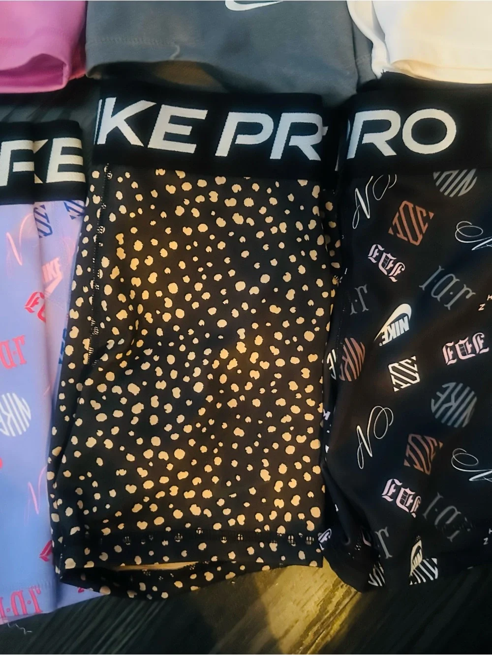 Nike Pro Youth Large Compression Shorts - Mixed Colors (6 Pair bundle)